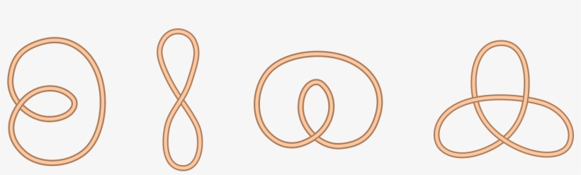 The First Three Knots Can Be Made By Making A Single - Knots For Rubber Bands, transparent png