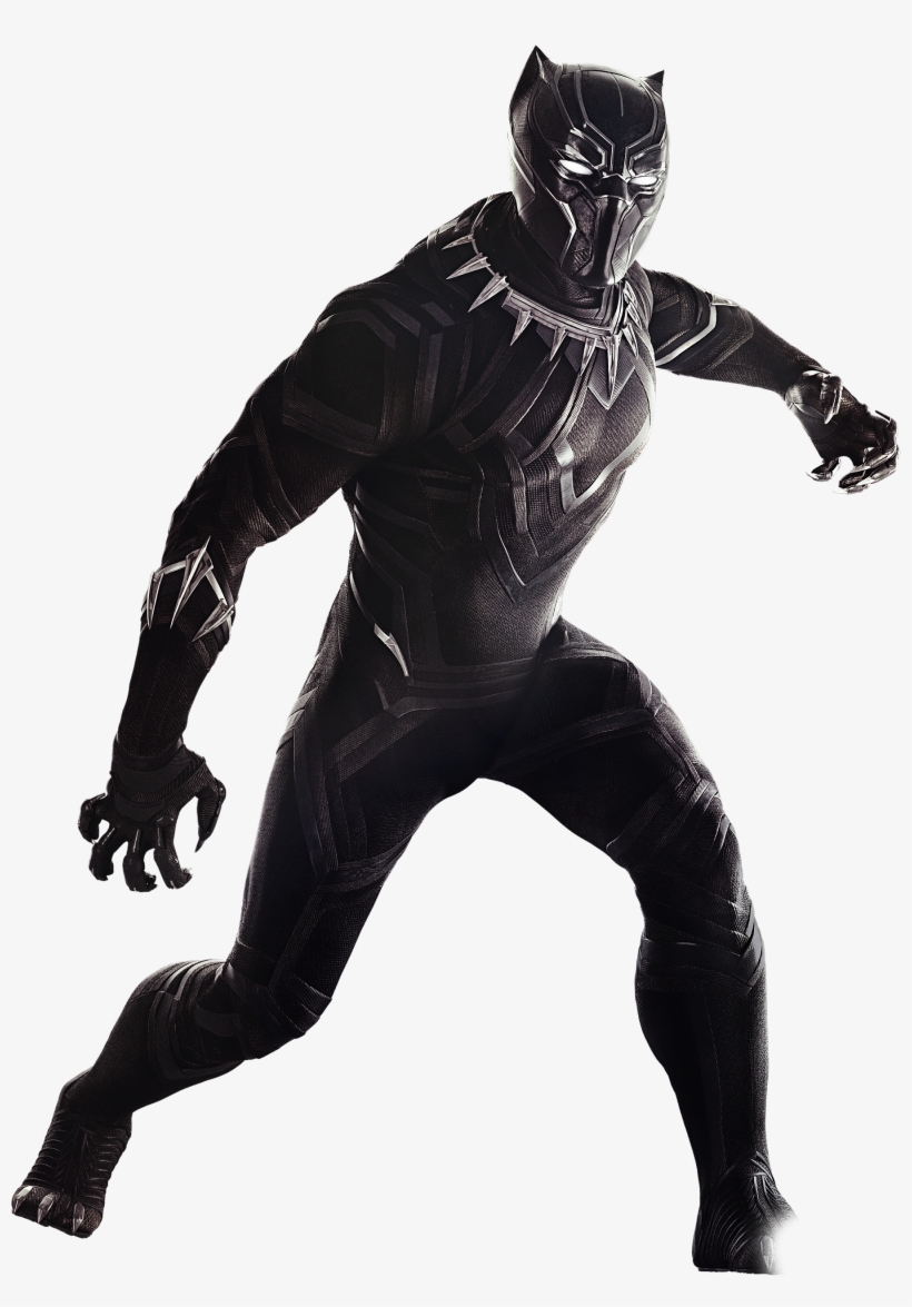 Captain America Civil War Black Panther Png - Michael B Jordan Black Panther Suit, transparent png