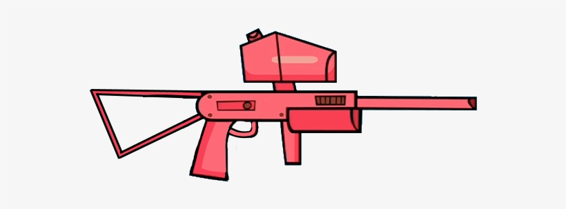 Paintball Gun - Assault Rifle, transparent png