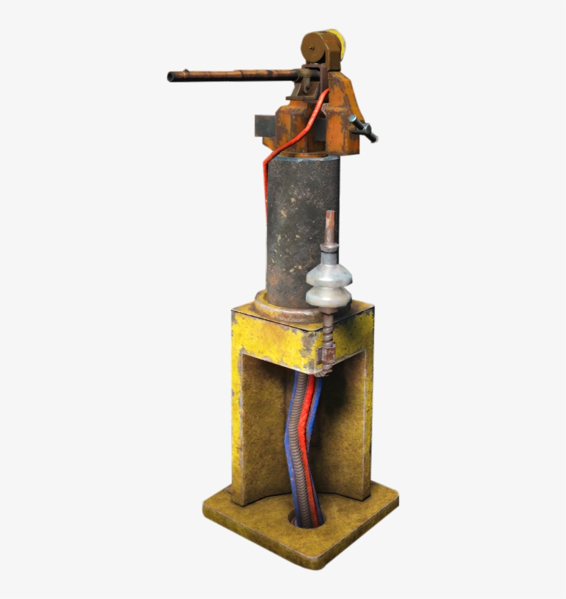 Stationary Paintball Gun - Bronze Sculpture, transparent png