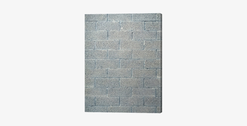 Cinder Block Wall Background, Brick Texture Canvas - Cobblestone, transparent png