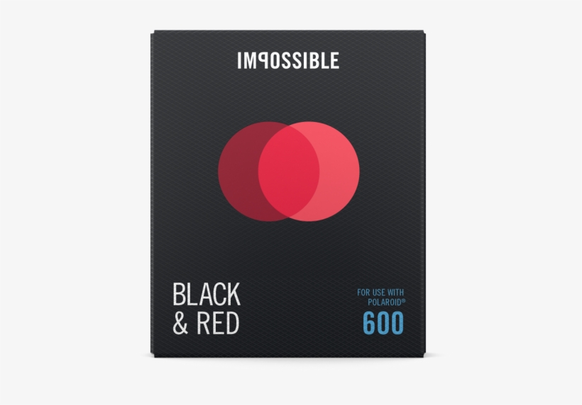 Polaroid Impossible Duochrome Film Black & Red For - 2 Pack Of Polaroid Pif-300 Instant Film For 300 Series, transparent png