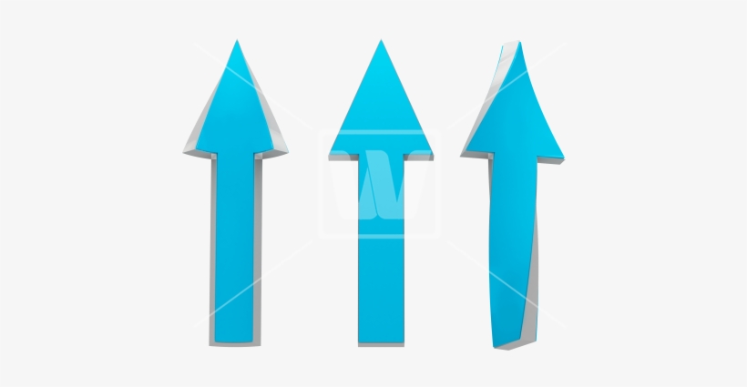 3d Blue Arrows, transparent png