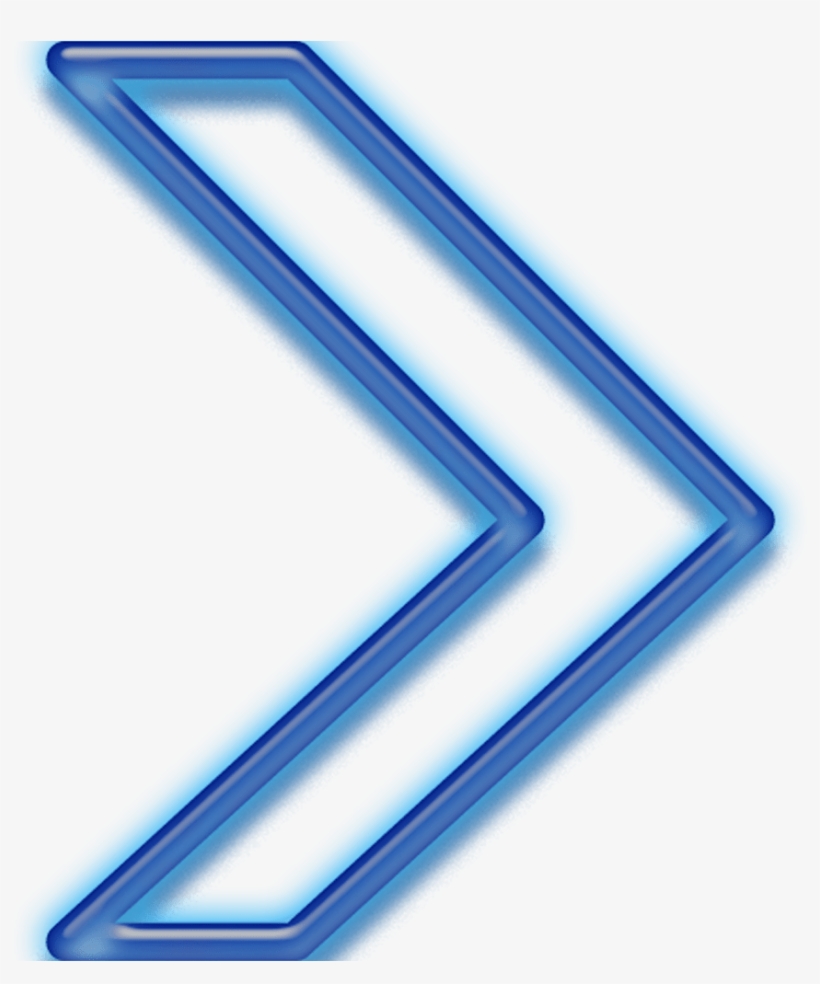 Blue Arrow - Electric Blue, transparent png