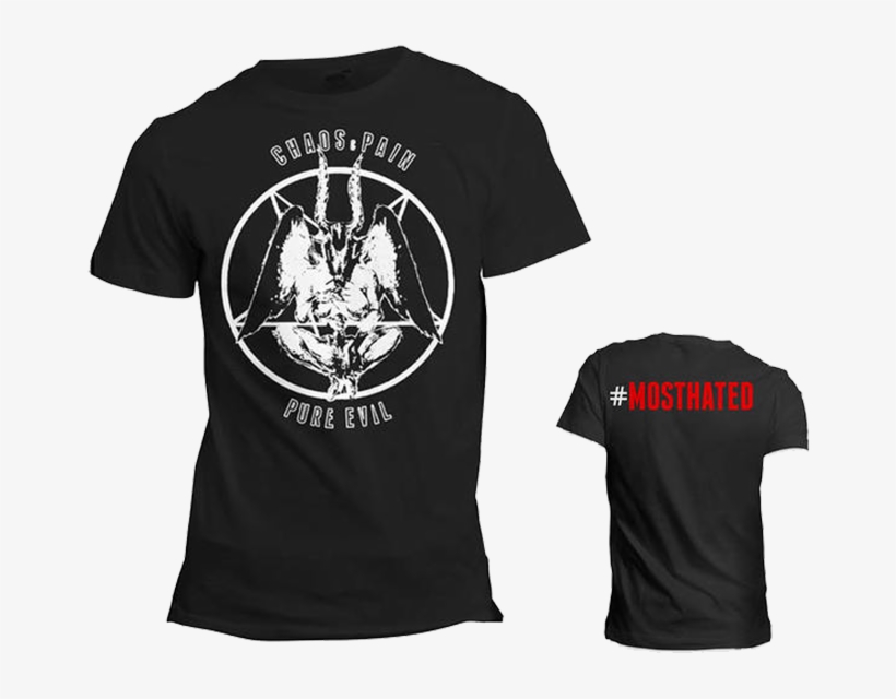 Baphomet Pure Evil Shirt - Chaos And Pain Hooligan Shirt, transparent png