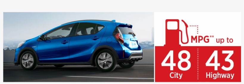 2018 Toyota Prius C Model Msrp & Mpg - Prius C, transparent png