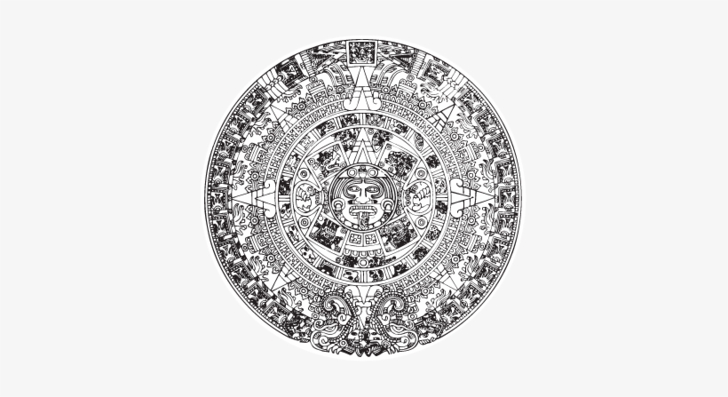Sun Shield - Aztec Calendar, transparent png
