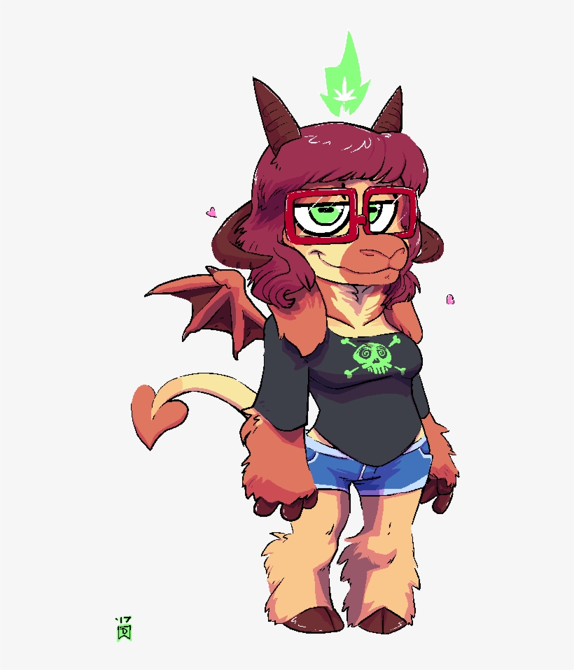 Baphomet Cutie - Cartoon, transparent png