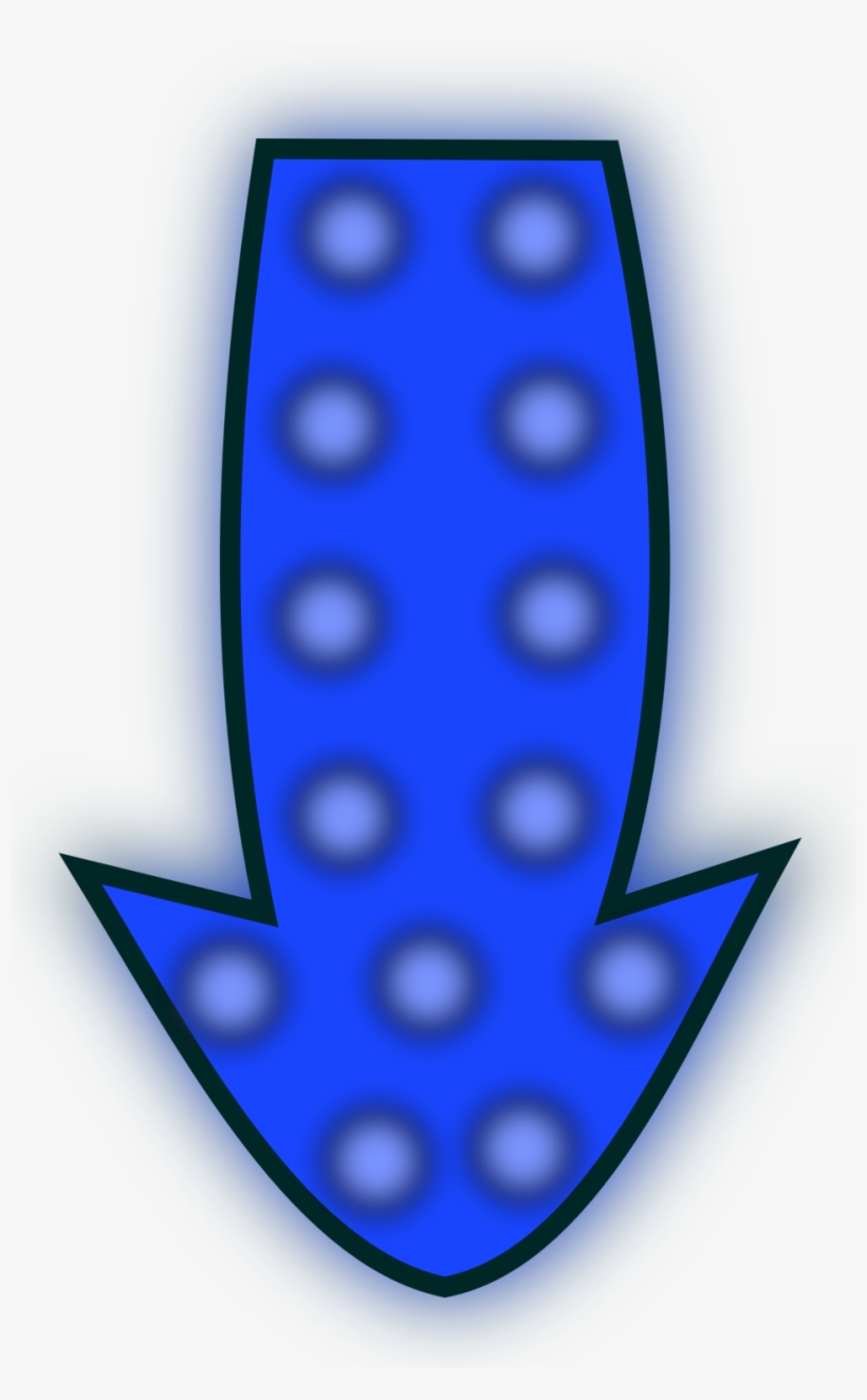 Illustration Of A Blue Arrow - ภาพ ลูก ศร น่า รัก, transparent png
