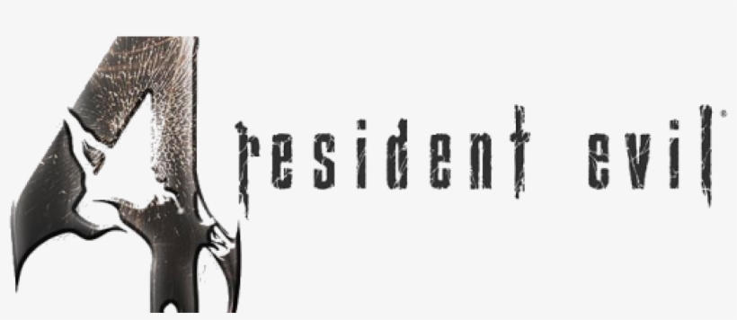 Resident Evil 4 Hd - Resident Evil 4 Logo, transparent png