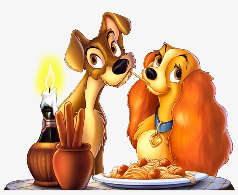 Pin Spaghetti Clipart Png - Lady And The Tramp Clip Art, transparent png