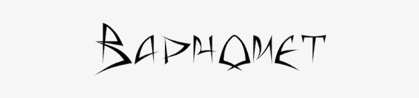 Baphomet - Font, transparent png