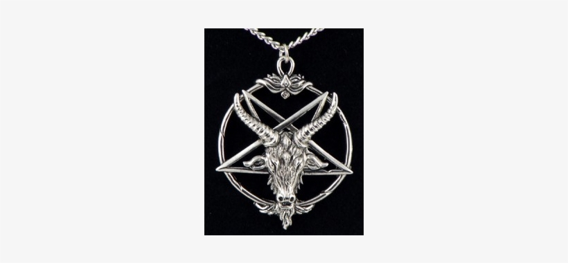 Baphomet, Jewelry, And Necklace Image - Inverted Pentagram Necklace, transparent png