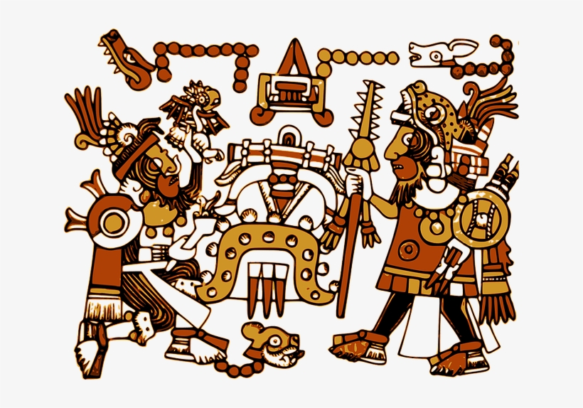 Aztec Character Design Drawing History Mur - Cultura Mixteca, transparent png