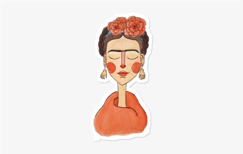 Compre Adesivosfrida Flôr - Papel De Parede Celular Frida, transparent png
