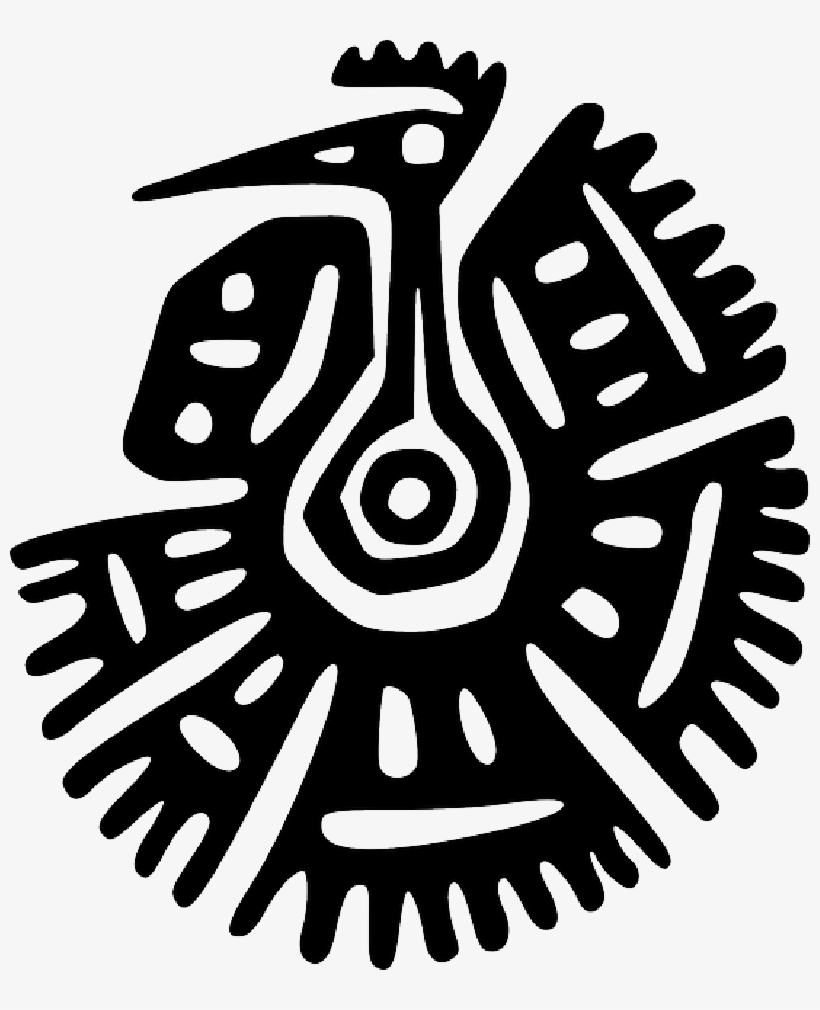 Black And White Mexican Symbol, transparent png
