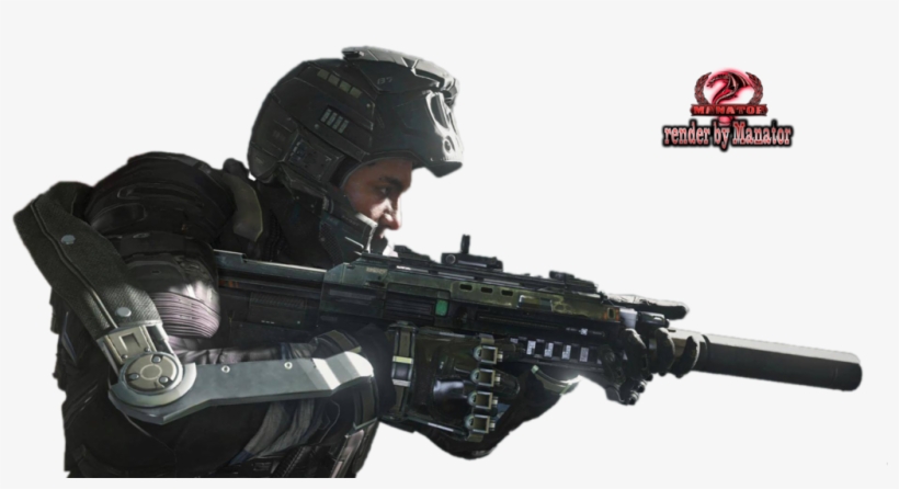 Call Of Duty Advanced Warfare Cover Png Download - Future Gun Not Call Of Duty, transparent png