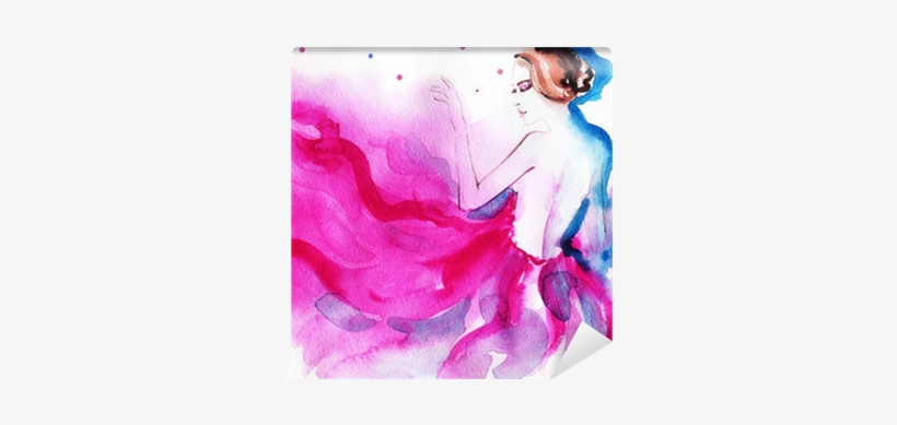 24x16 Art Print:art Print Woman Portrait .abstract, transparent png