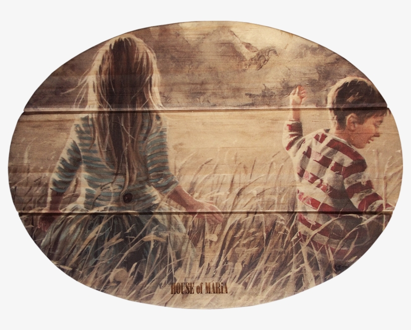 Joy In The Field - Oval, transparent png