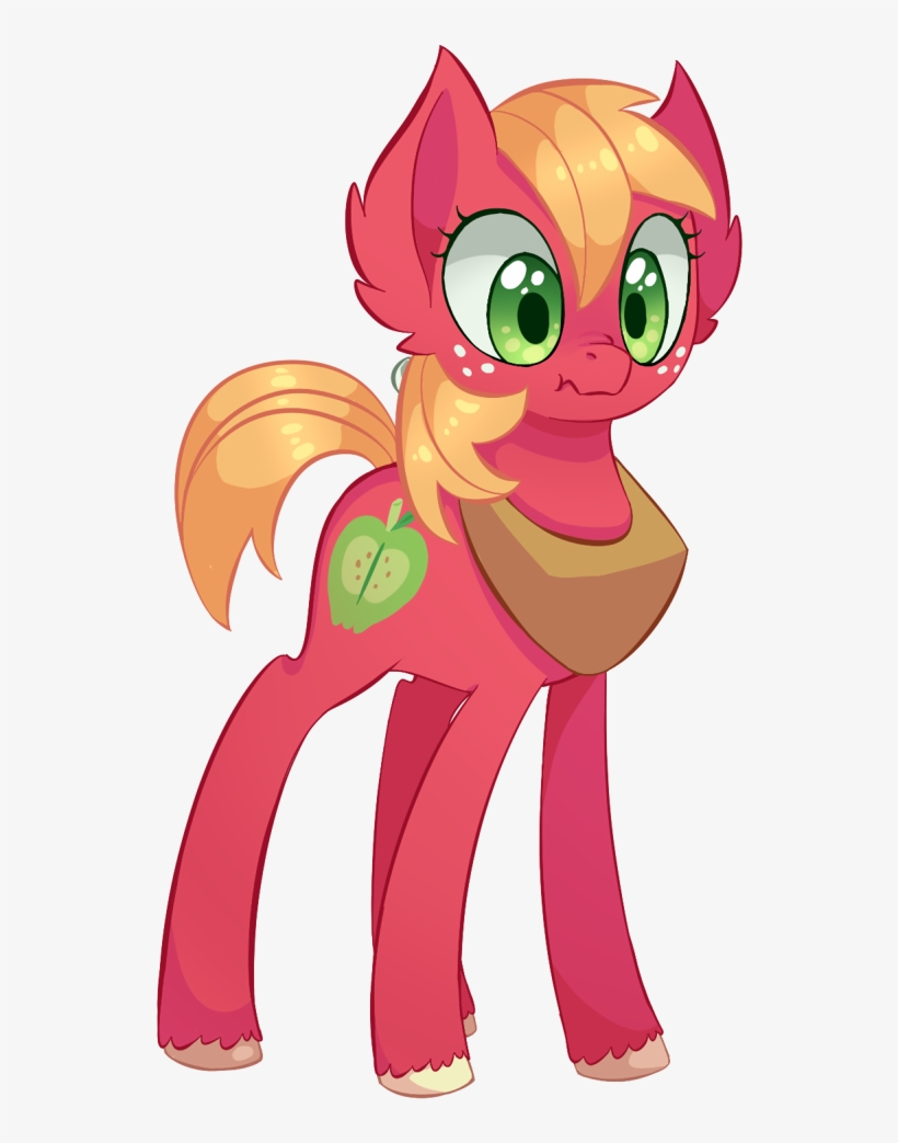 Pony Big Mcintosh Mare Pink Mammal Cartoon Vertebrate - Big Mac As A Mare, transparent png