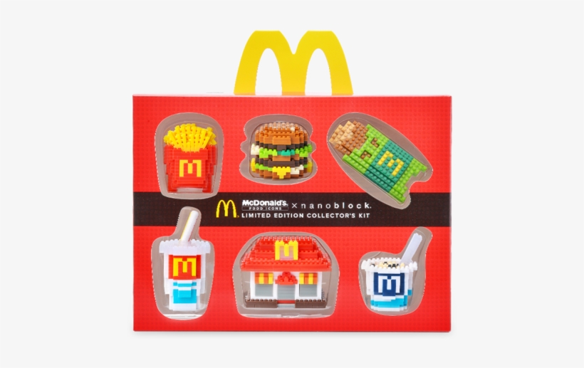 Mcdonald's X Nanoblock Food Icons Complete Set - Mcdonald's, transparent png