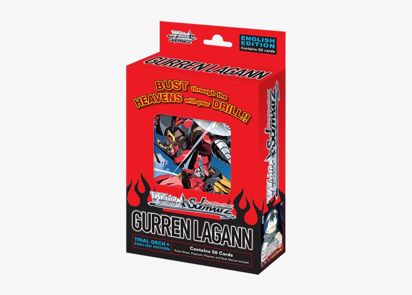 Gurren Lagann Weiss Schwarz English, transparent png