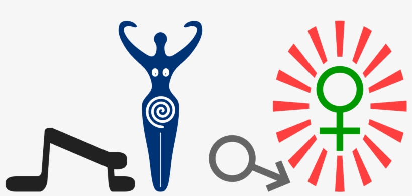 Symbols Goddess Worship - Venus Goddess Symbol, transparent png