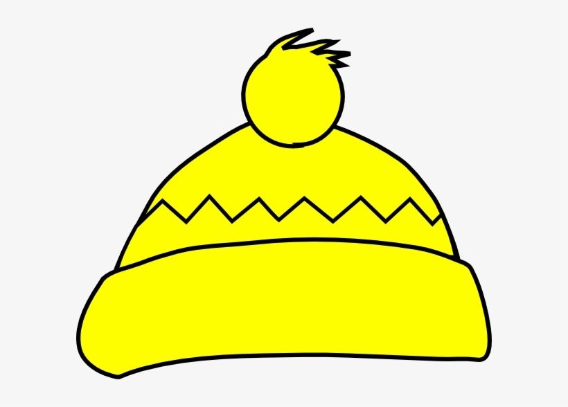 Yellow Winter Hat Clip Art, transparent png