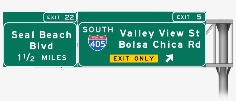 I'm Pretty Familiar With Signing Practices - Highway Road Signs Png, transparent png