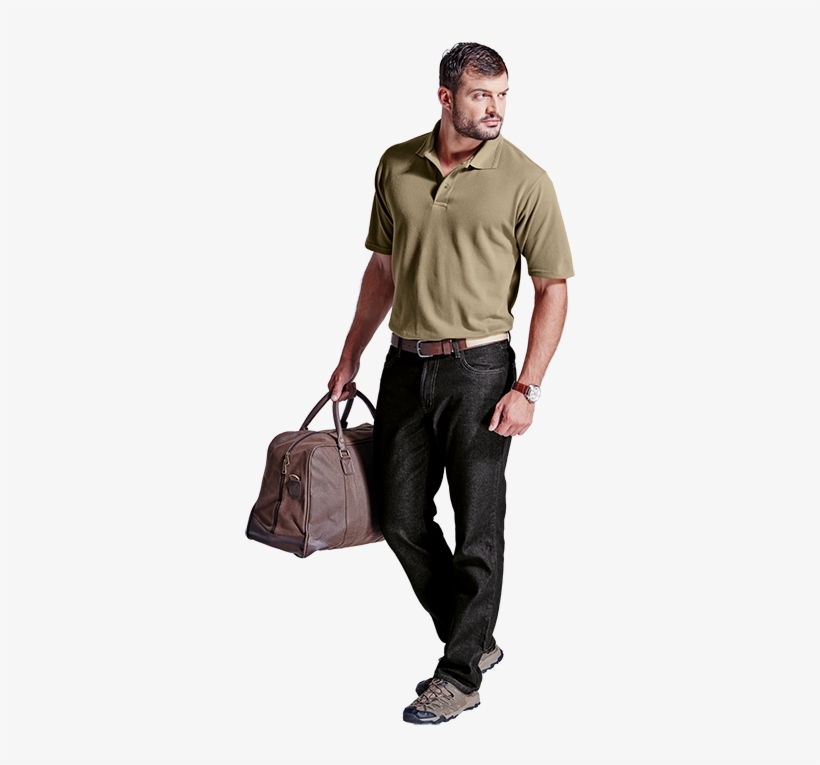 260g Barron Pique Knit Golfer, Las-260b - Messenger Bag, transparent png