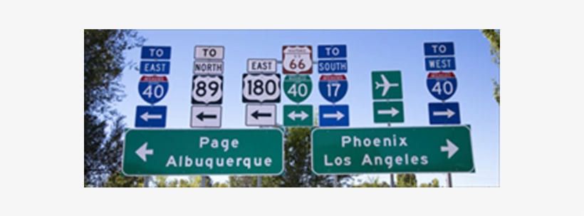 Directional Sign Boards - On Route 66, transparent png