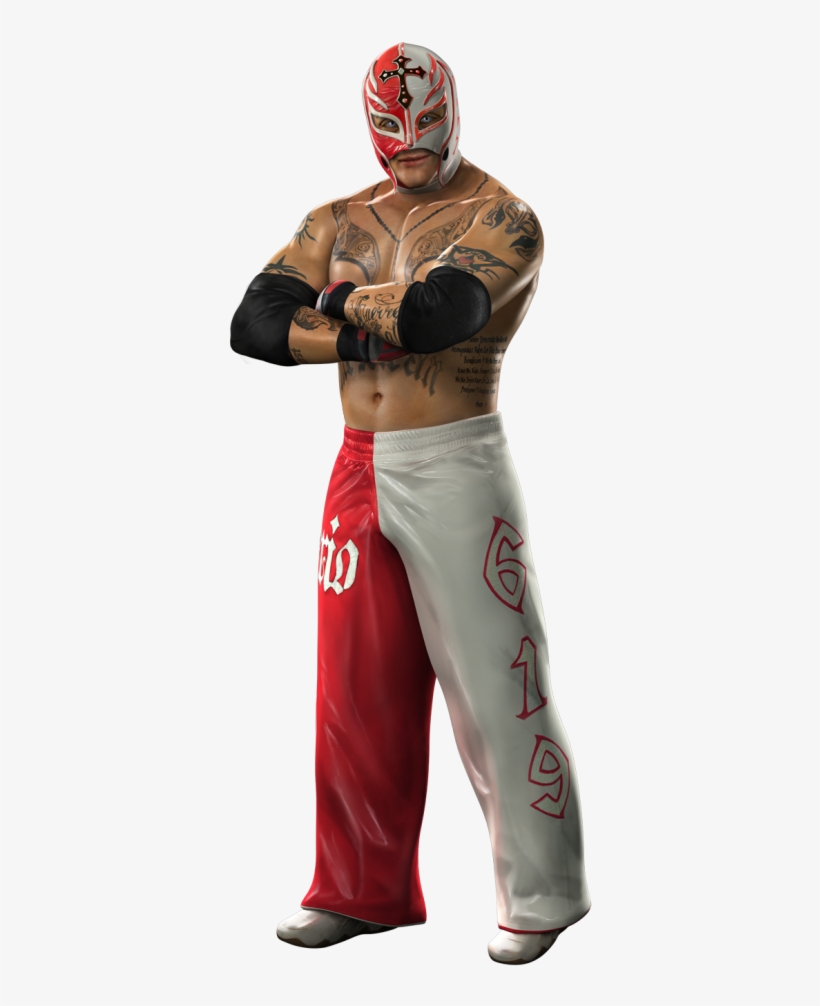 Svr2011 Render Reymysterio 453 1000 - Rey Mysterio En Wwe 2011, transparent png