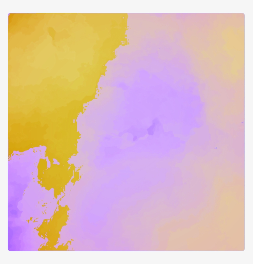 Gold Purple Square Background Artistic Picture Colo - Painting, transparent png