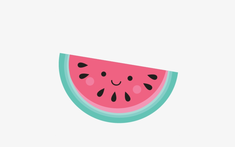 Happy Watermelon Svg Scrapbook Cut File Cute Clipart - Cricut, transparent png