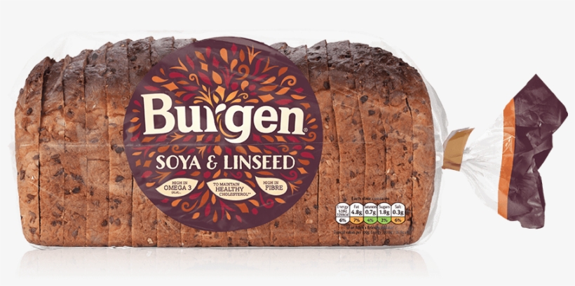 Soya & Linseed Pack Image - Burgen Soya And Linseed, transparent png