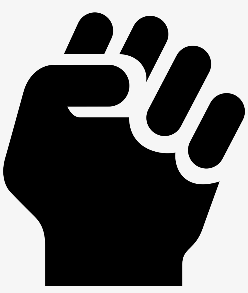 Fist Clipart Clinched - Fist Icon, transparent png