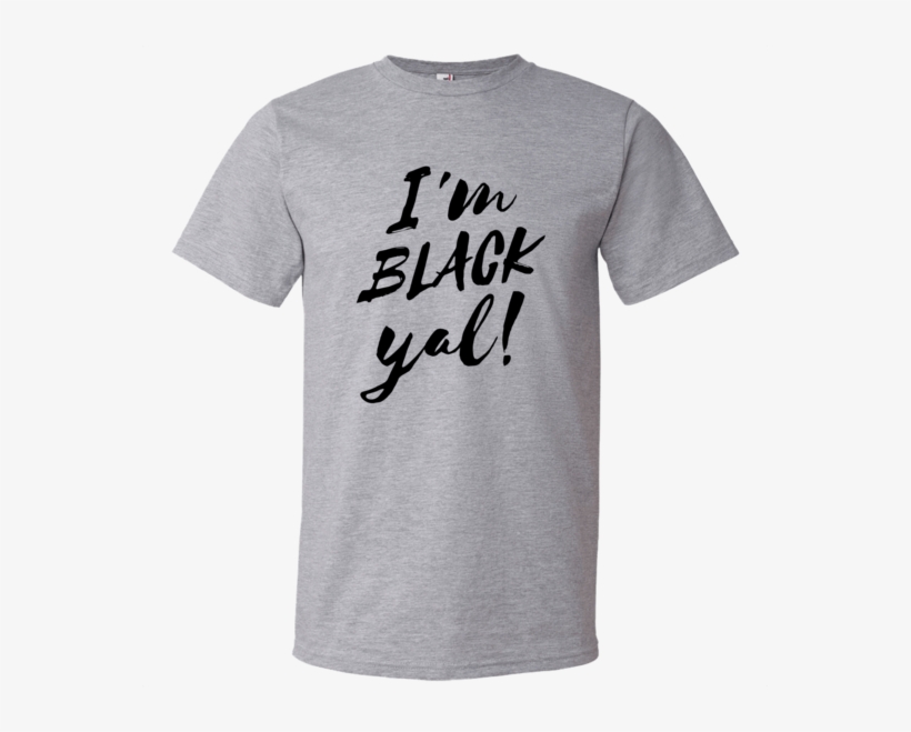 I'm Black Yal /black Power Fist Unisex Short Sleeve - Cnn Fake News T Shirt, transparent png