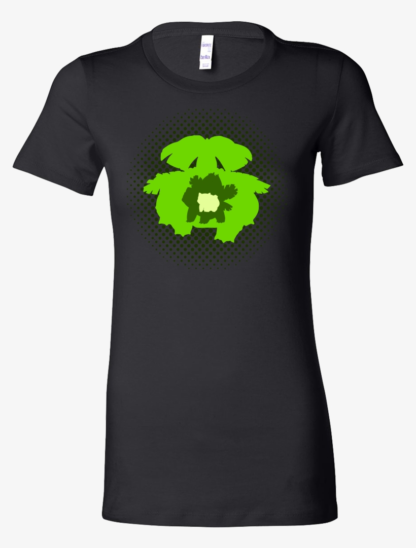 Pokemon Venusaur Evolution Women Short Sleeve T Shirt - Tshirt Designs For 60th Birthday, transparent png