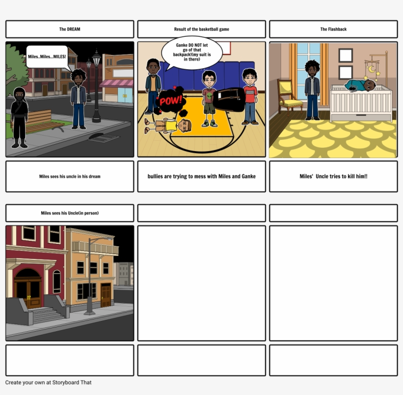 Miles Morales - Spiderman - Storyboard, transparent png