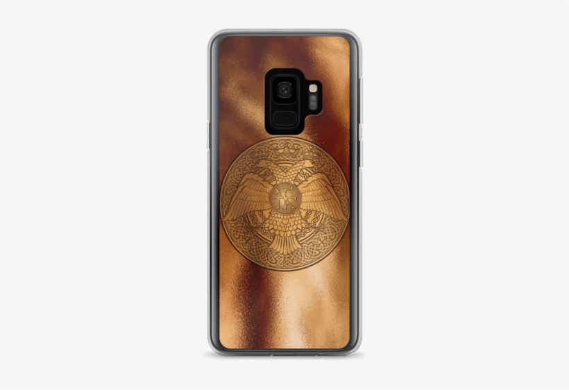 Byzantine Double-headed Eagle Gold Background Samsung - Bronze, transparent png