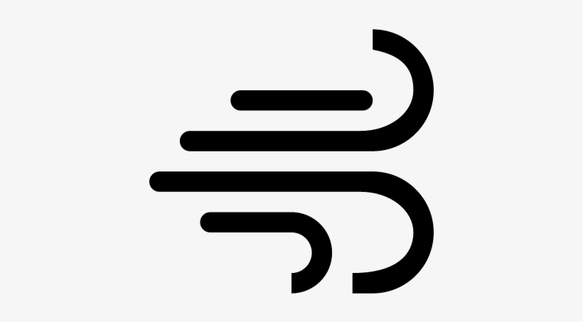 Winds Weather Symbol Vector - Wind Symbol, transparent png