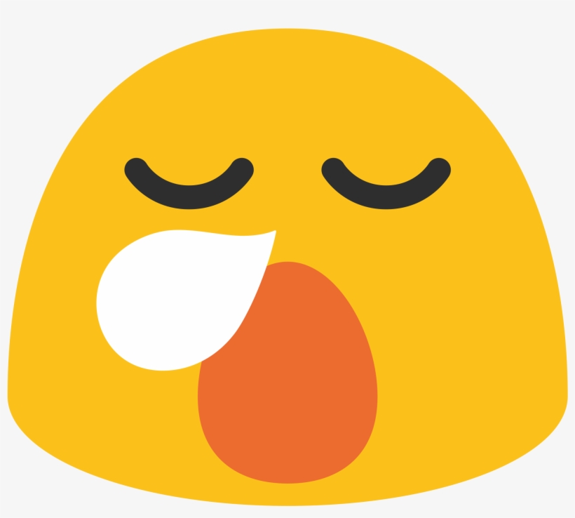 Is This Emoticon Crying We Often Misuse This For Crying, - Transparent Background Yawn Emoji, transparent png