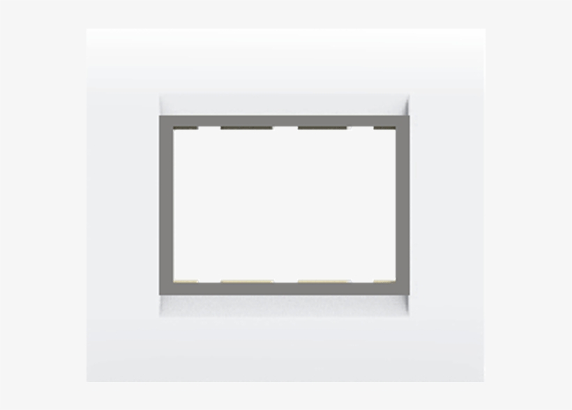 Silver Woodik Wood Metal Box Frames 3 Module Plate - Thermoregulation, transparent png