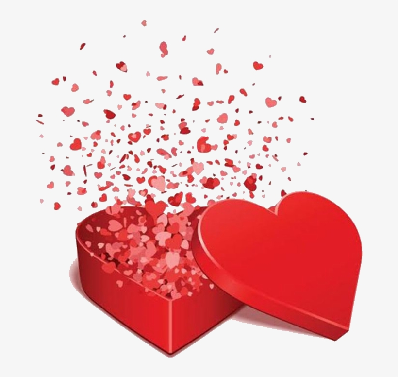 Two-hearts - Gift Box, transparent png