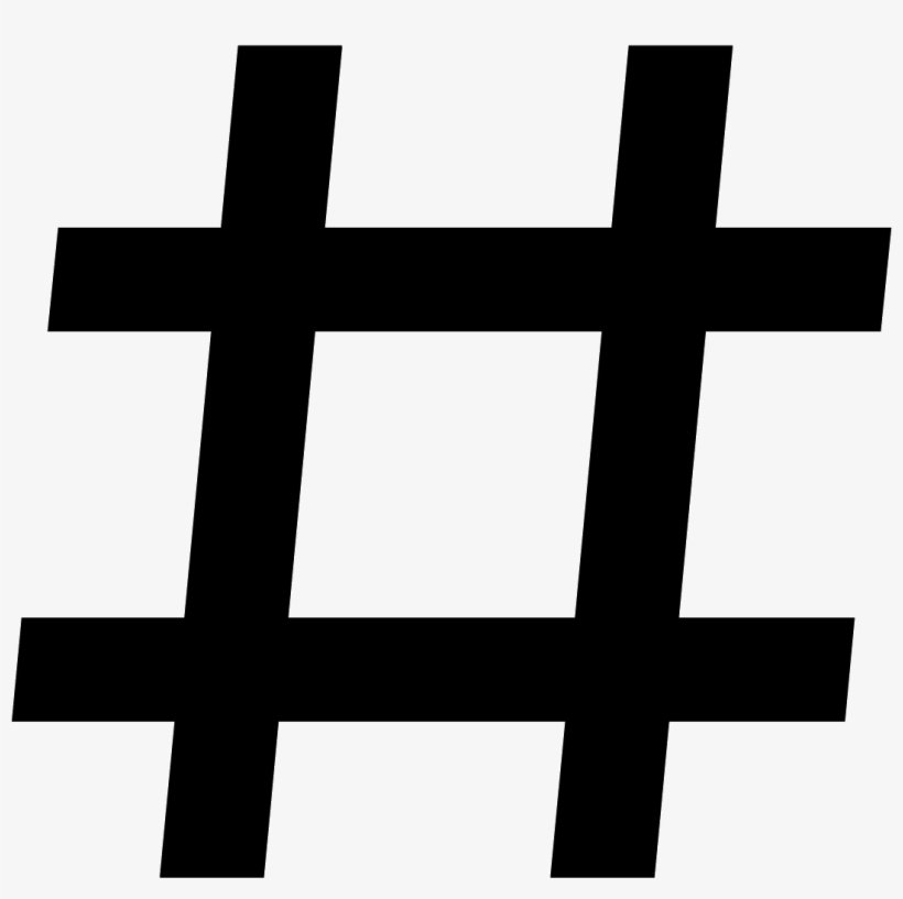 Hashtag Png Image Freeuse Download - Hashtag Png, transparent png