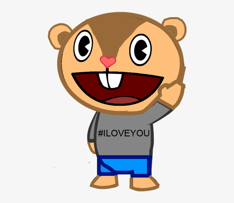 Hashtag - Nutty Happy Tree Friends, transparent png