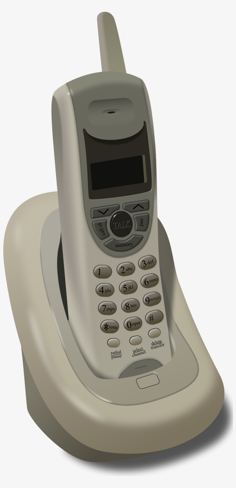 A Cordless Telephone Or Portable Telephone Replaces - First Cordless Phone, transparent png
