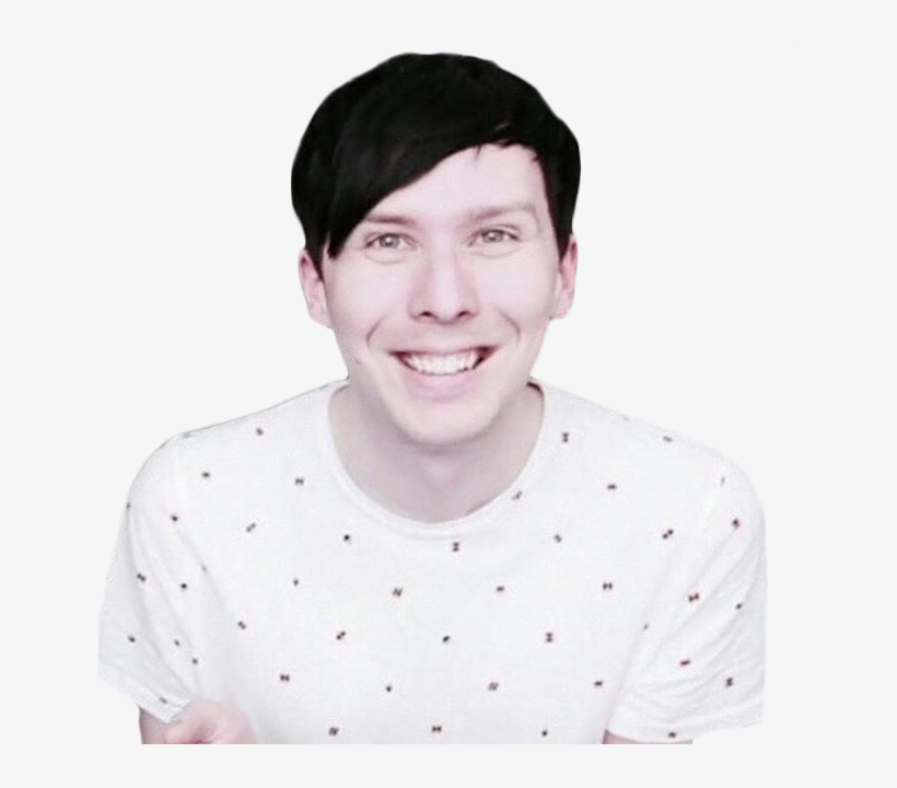 Dan And Phil Pngs Jpg Black And White - Dan And Phil Transparent, transparent png