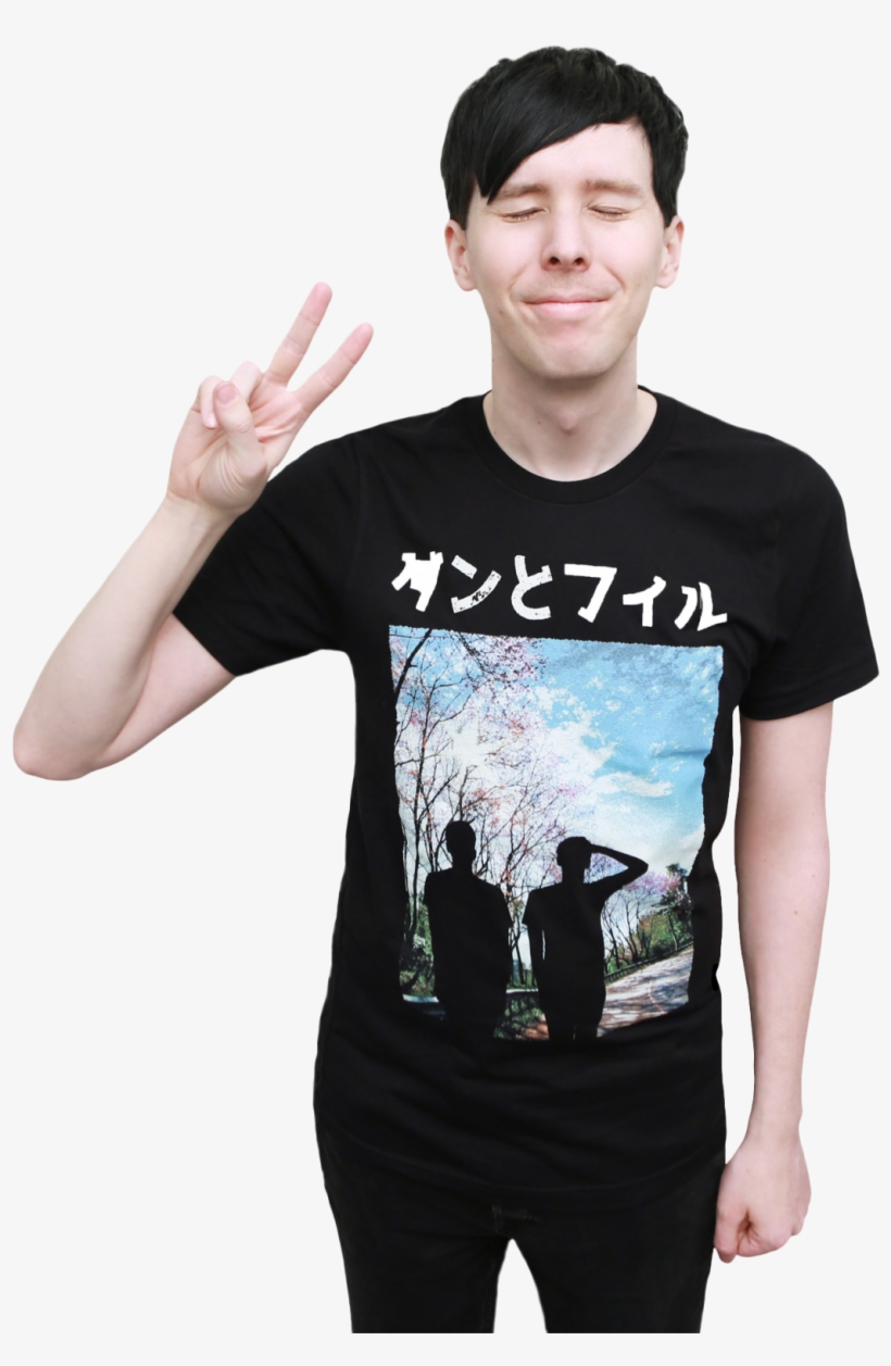 Dan And Phil Pngs - Dan And Phil Blossom Shirt, transparent png