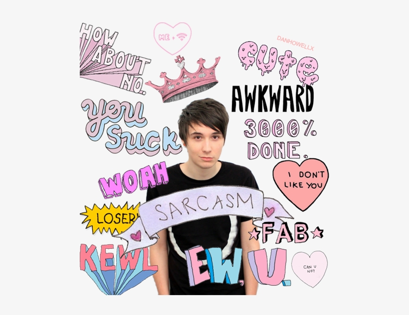 Dan Howell Tumblr Edits, transparent png
